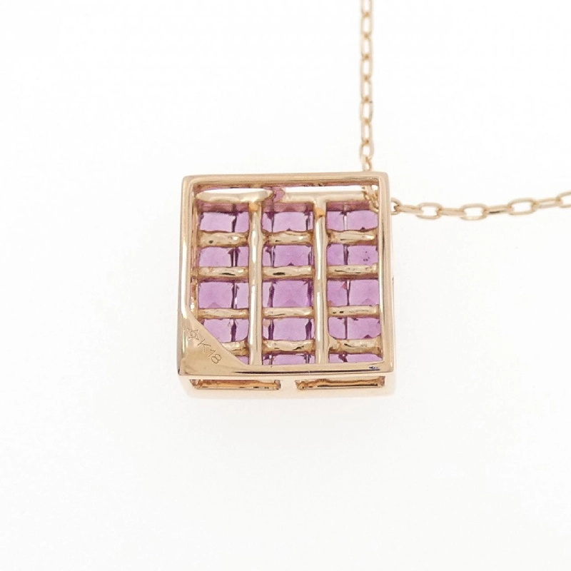 K18PG Garnet Necklace - Hàng hiệu Authentic 860457