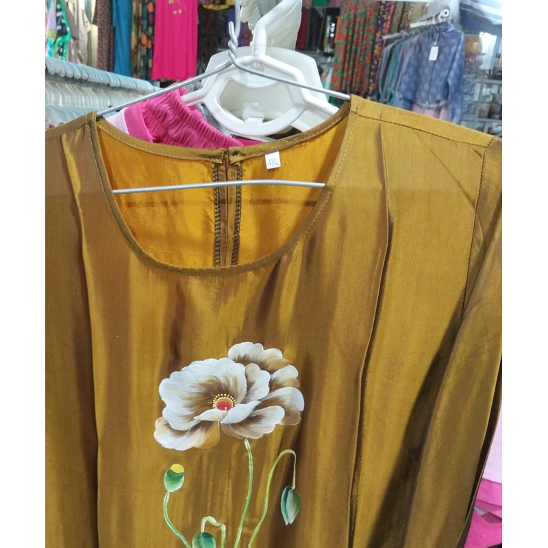 Áo lụa tơ tằm 4xl 524217