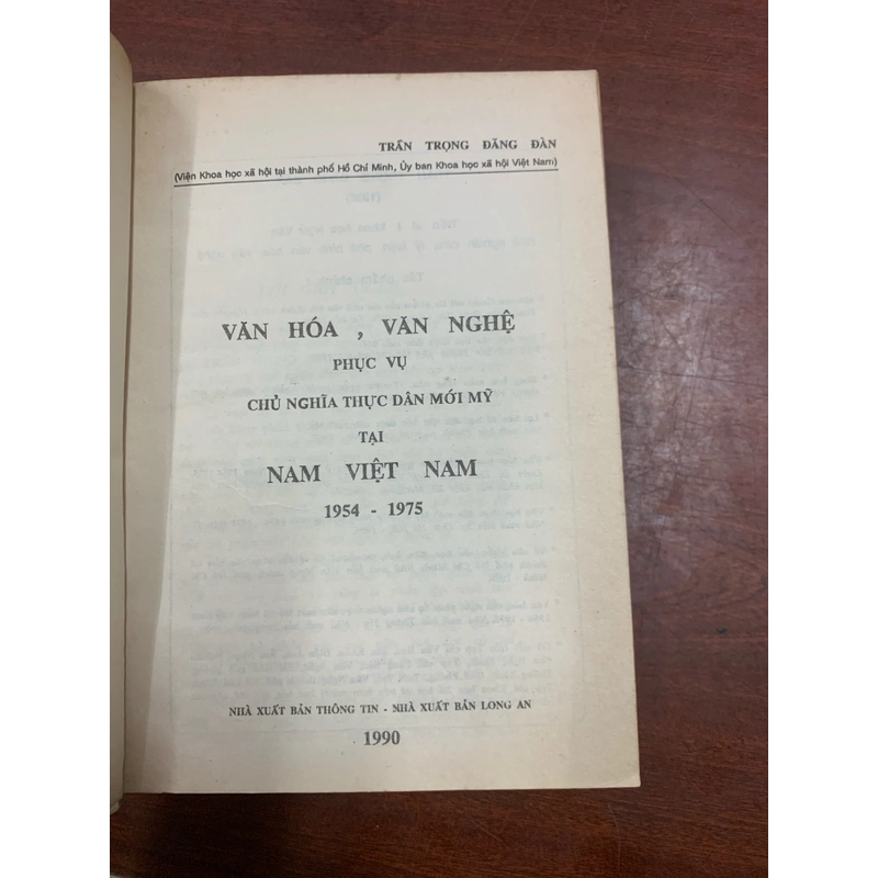 Văn hóa văn nghệ phục vụ chủ nghĩa thực dân mới Mỹ tại nam Việt Nam 1954 - 1975 301029