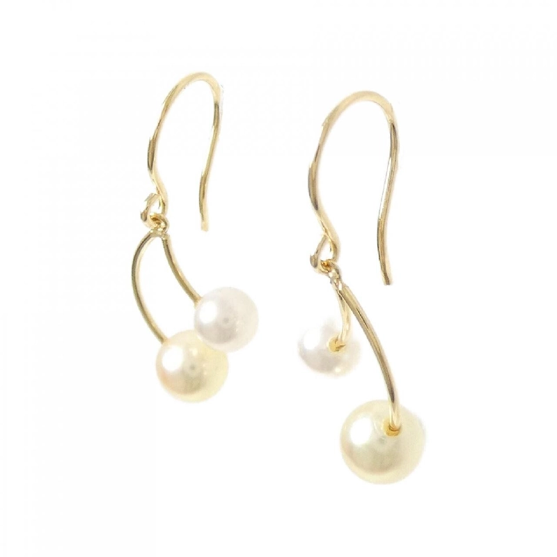 K18YG Bông tai ngọc trai Akoya - Hàng hiệu Authentic 866722