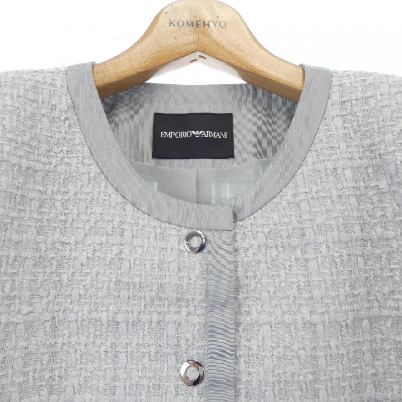 【Mã giảm giá】Áo khoác không cổ EMPORIO ARMANI 637724