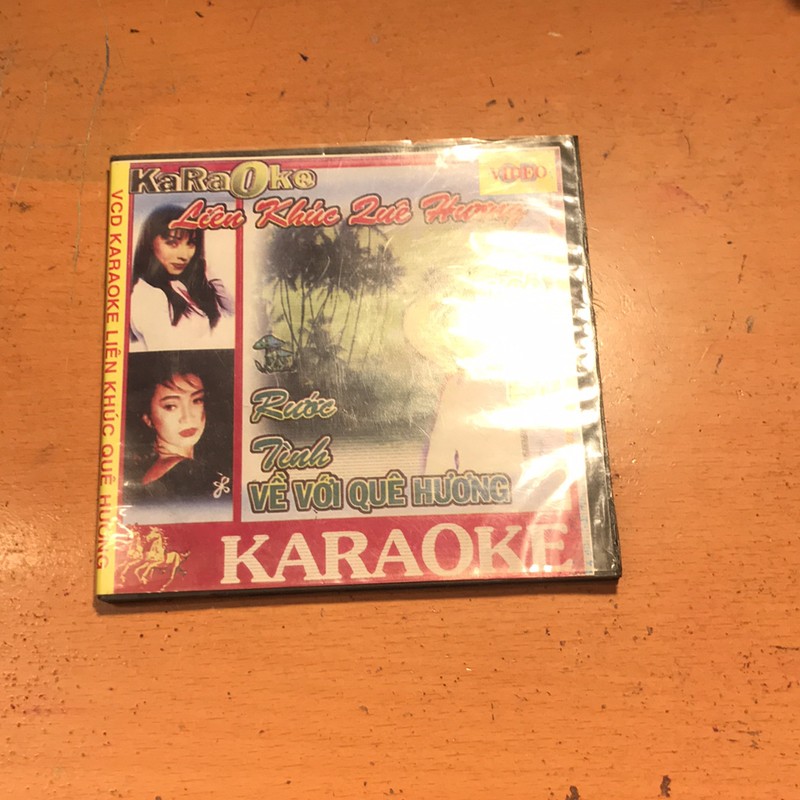 Đĩa nhạc DVD Karaoke  ( Liên khúc quê hương , qua ngõ nhà em và Rước tình ) 69436