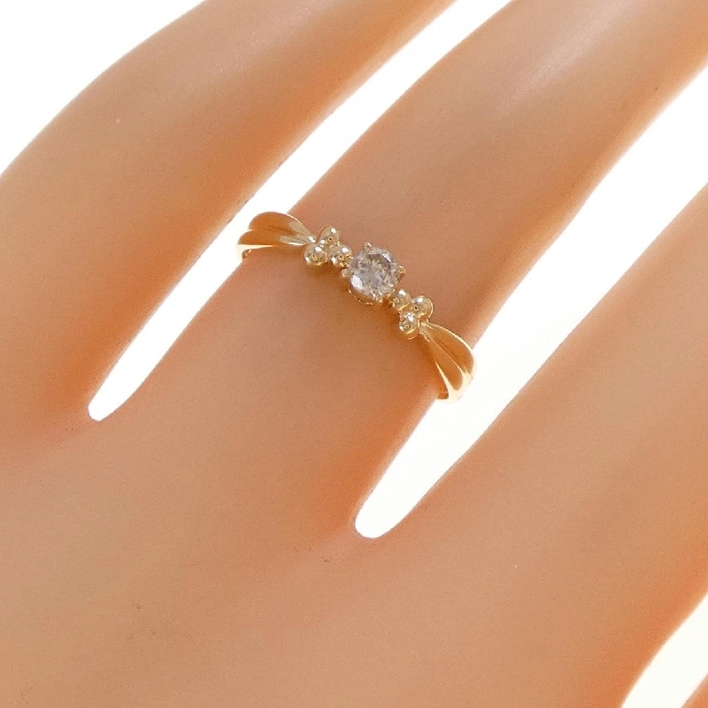Nhẫn kim cương K18YG 0.10CT 665548