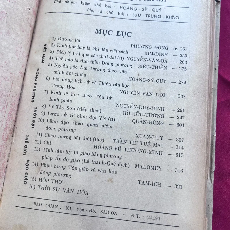 Nguyệt san Phương Đông - Hoàng Sỹ Quý 776924