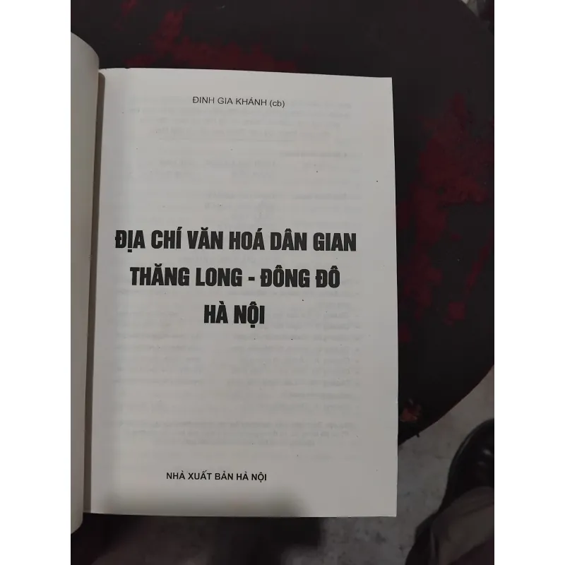 Địa chí văn hóa dân gian Thăng Long - Đông Đô - Hà Nội  992773