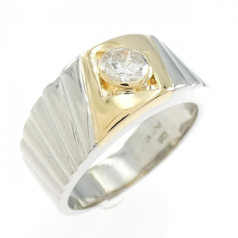 Nhẫn kim cương K18YG/PT900 0.439CT - Hàng hiệu Authentic 849150