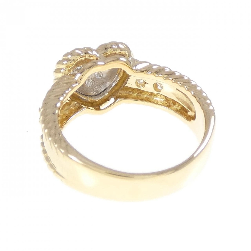 Nhẫn kim cương hình trái tim K18YG/K18WG 0.31CT 668264