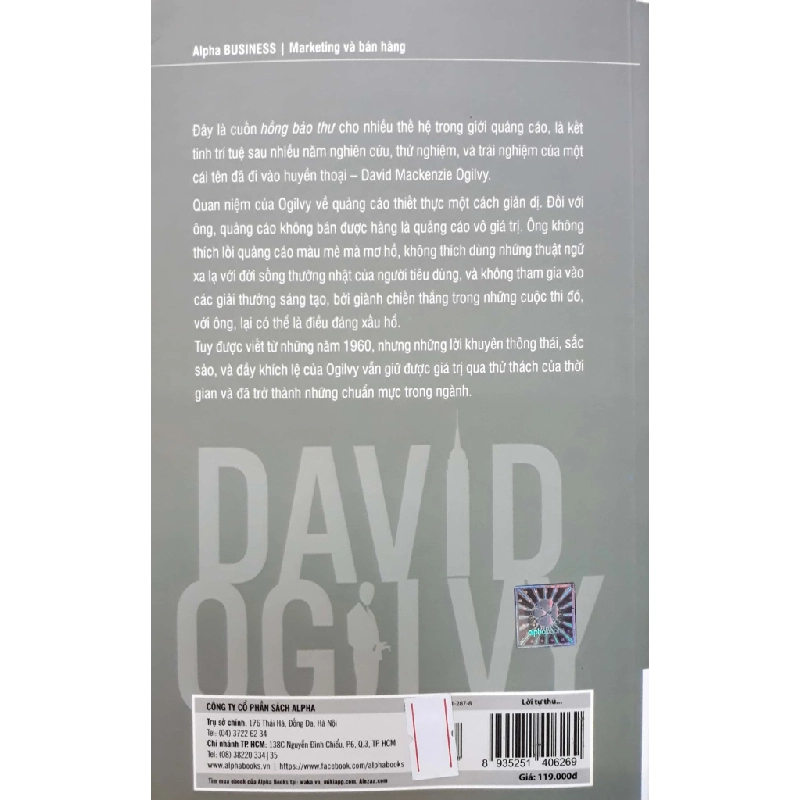 Lời Tự Thú Của Một Bậc Thầy Quảng Cáo - David Ogilvy 294004