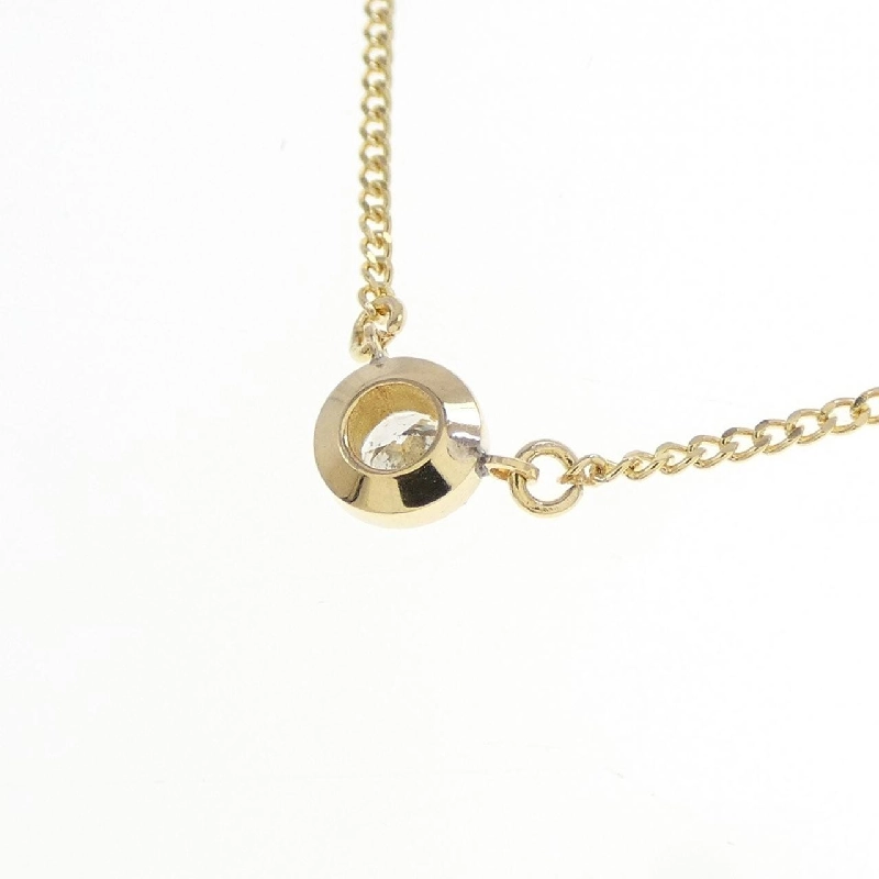 K18YG Solitaire Dây chuyền kim cương 0.10CT - Hàng hiệu Chính hãng 861435