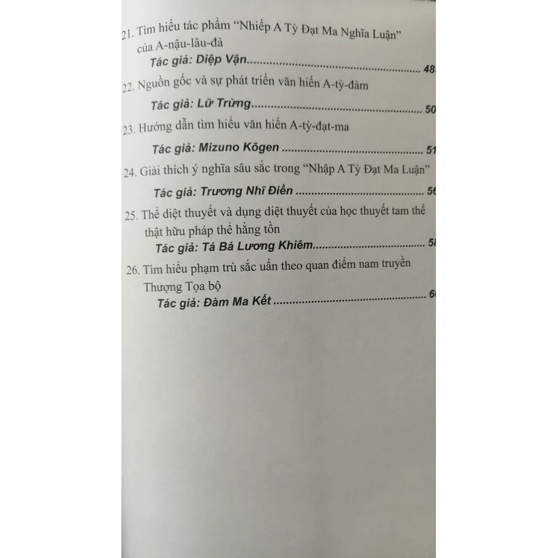 Bộ Phái Phật Pháp và A-Tỳ - Đạt - Ma 740346