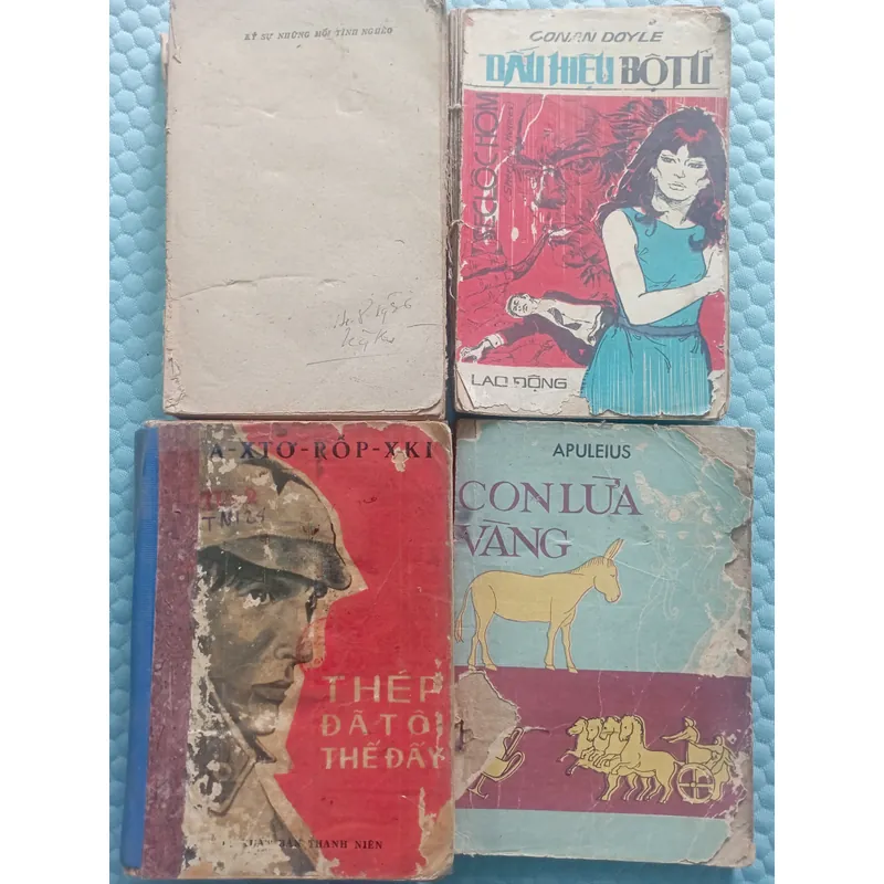 Combo 4 (4 cuốn): Thép đã tôi + Con lừa vàng + Kí sự + Dấu hiệu bộ tứ 717297