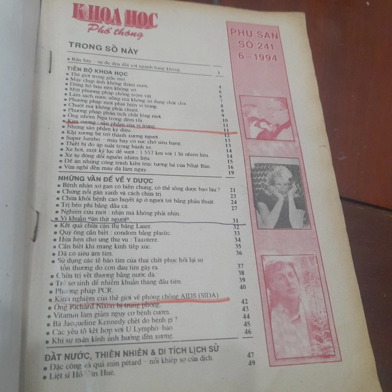 KHOA HỌC PHỔ THÔNG số 241 tháng 6-1994 469050