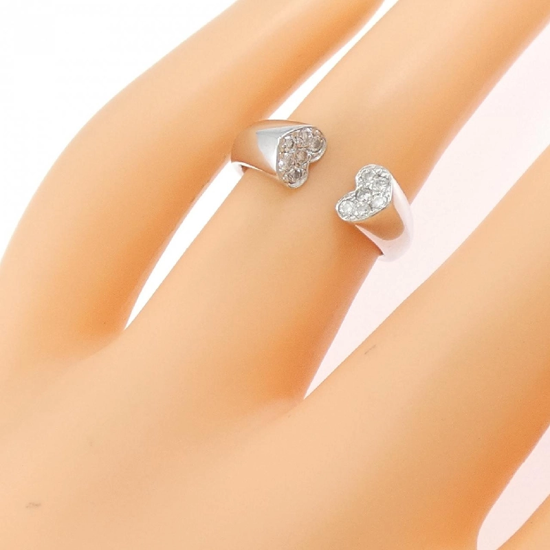 Nhẫn kim cương hình trái tim K18WG 0.20CT - Hàng hiệu Chính hãng 851136