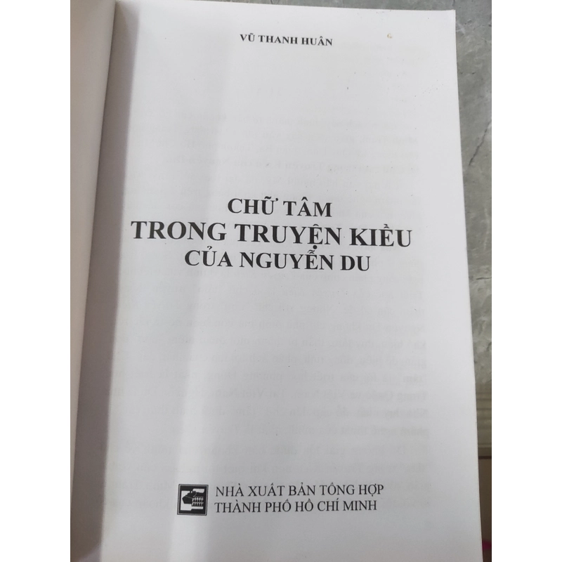 Chữ Tâm trong Truyện Kiều của Nguyễn Du - Vũ Thanh Huân  323768