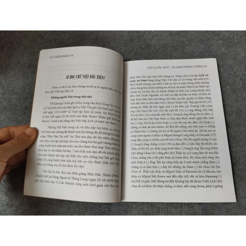 CHỮ QUỐC NGỮ 130 NĂM THĂNG TRẦM 718881