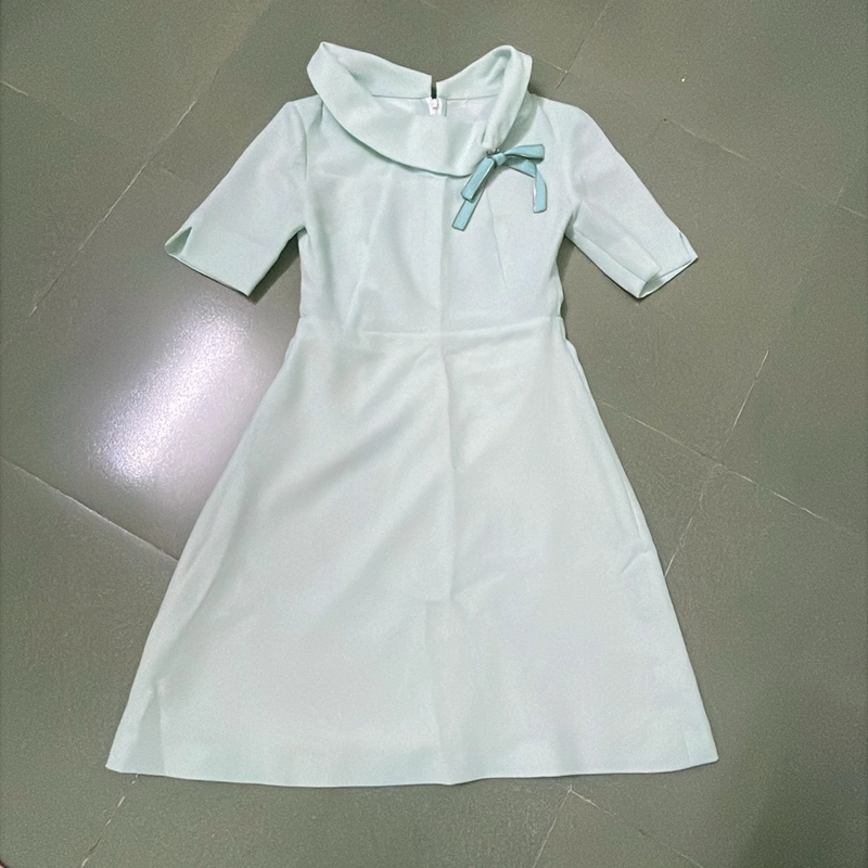 Đầm Elise màu xanh nhạt size S 385406