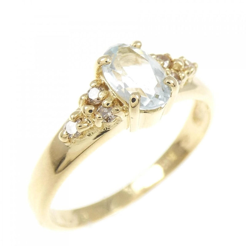 Nhẫn Aquamarine K18YG - Hàng hiệu Authentic 849925