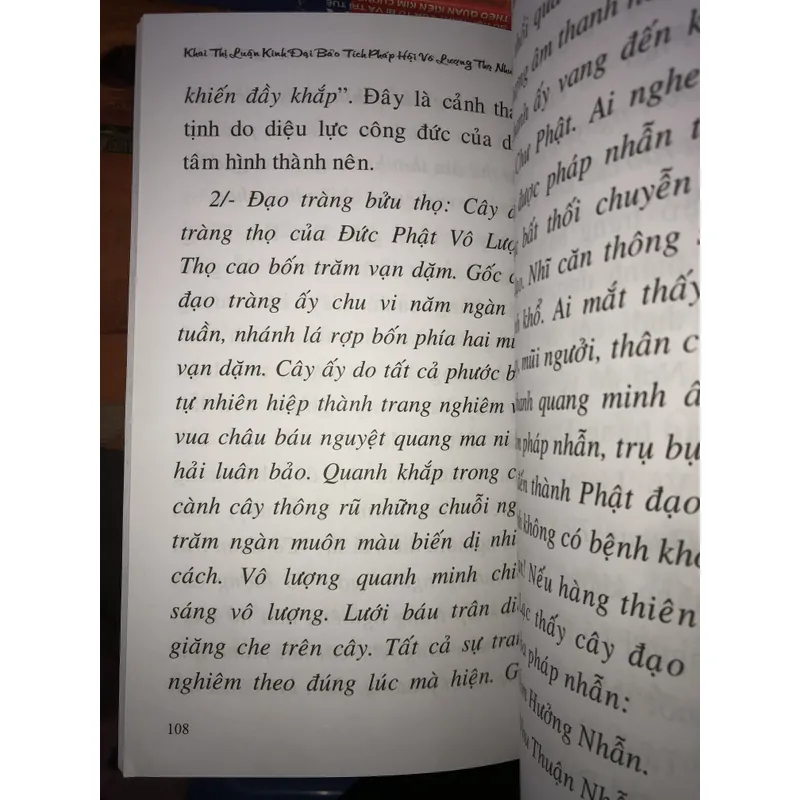 Khai Thị Luận Kinh đại bảo tích pháp hội vô lượng thọ như lai  734446