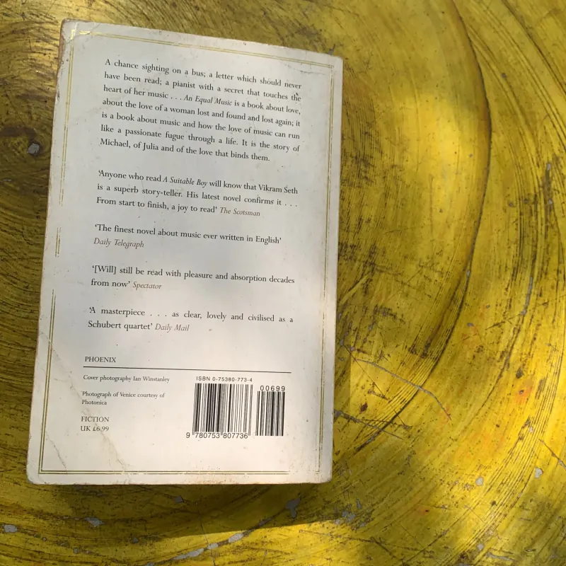 AN EQUAL MUSIC - VIKRAM SETH 762321