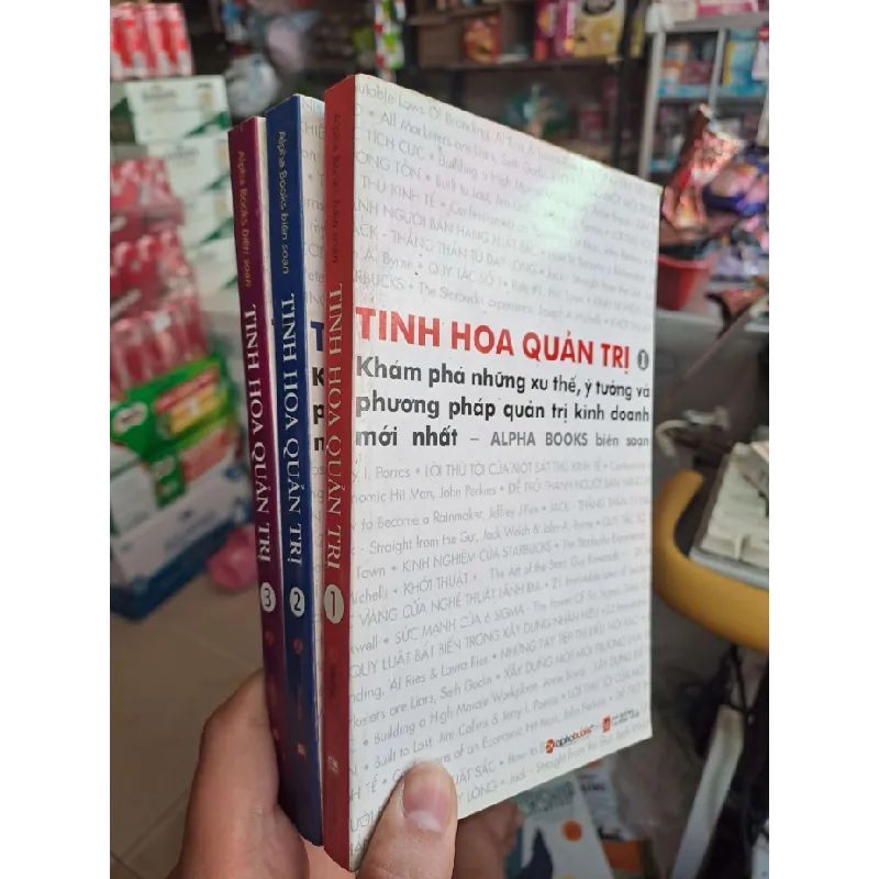 Tinh hoa quản trị (3 tập) - Alpha books (biên soạn) QUẢN TRỊ HCM0910 588530