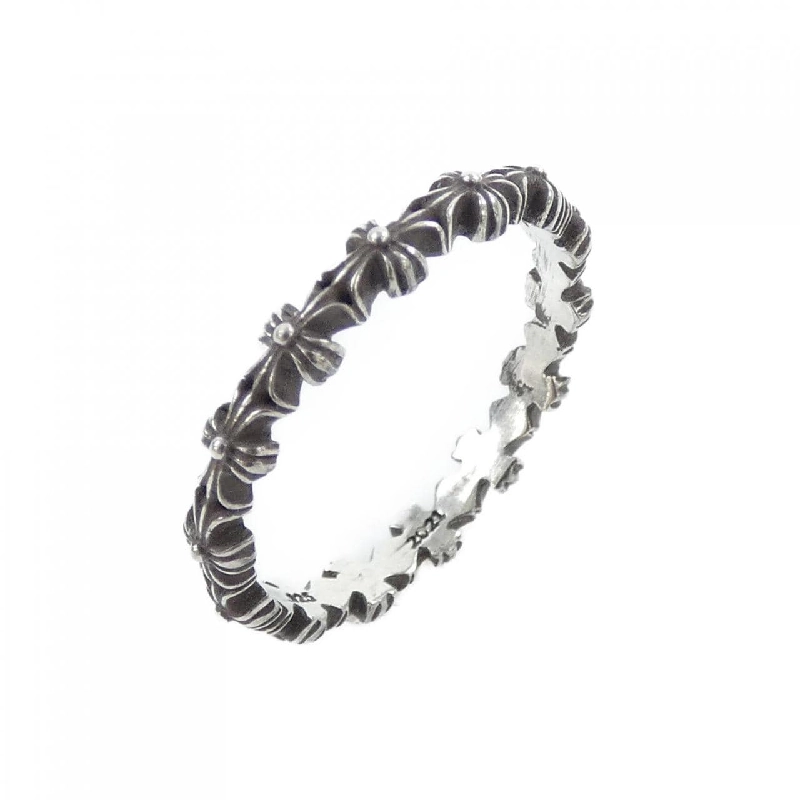 Nhẫn CHROME HEARTS TINY E CH PLS BAND 207192003SLV - Hàng hiệu Chính hãng 901146