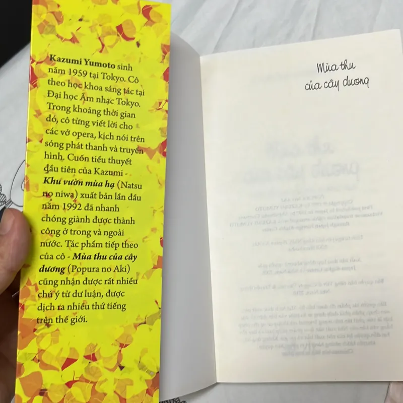 Mùa thu của cây dương - Kazumi Yumoto 1008580