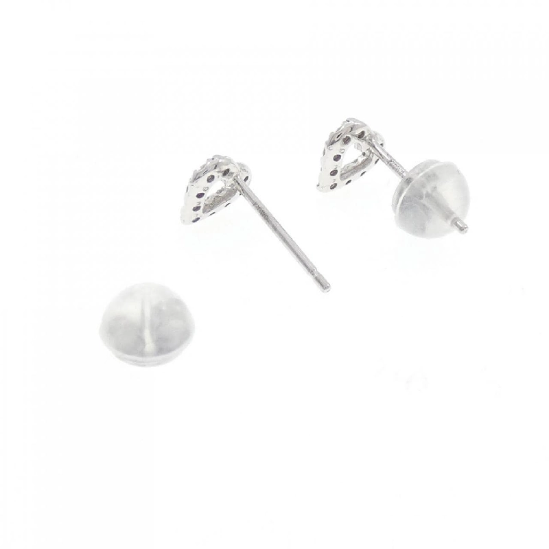 K18WG Bông tai kim cương hình trái tim 0.12CT - Hàng hiệu Chính hãng 872586