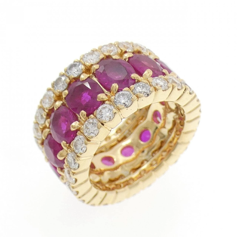 Nhẫn Ruby K18YG 7.617CT - Hàng hiệu Chính hãng 851871