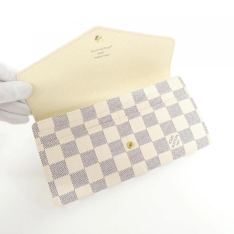 Ví Louis Vuitton Damier Azur Portefeuille Sarah N63208 620171