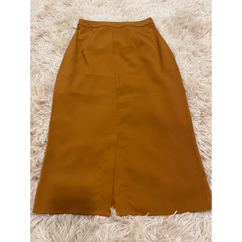 Váy bút chì lụa lanh  536670