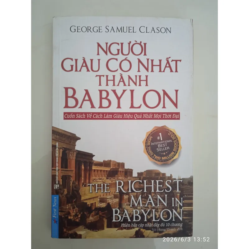 Sách Người Giàu Có Nhất Thành Babylon - George Samuel Clason mới 1067458