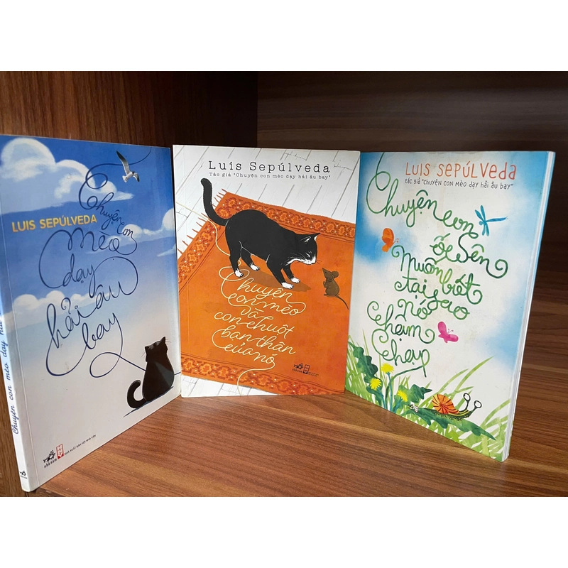 Combo 3 quyển của tác giả Luis Sepulveda: Mèo dạy Hải Âu bay + Mèo và con Chuột bạn thân 509627