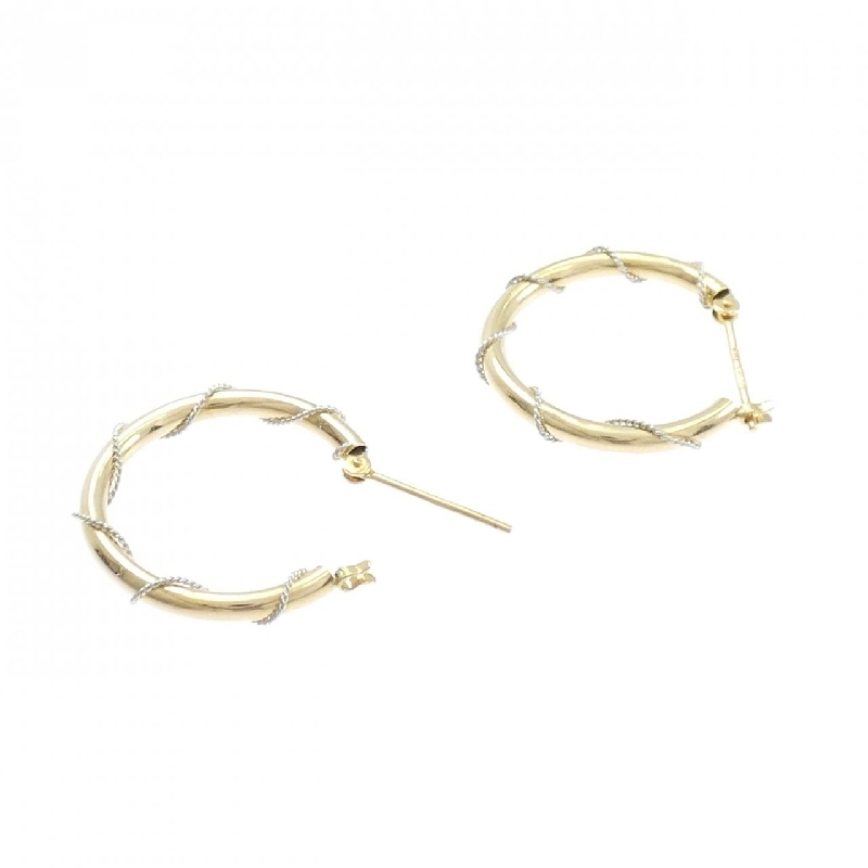 K18YG/PT900 Bông tai - Hàng hiệu Authentic 868736