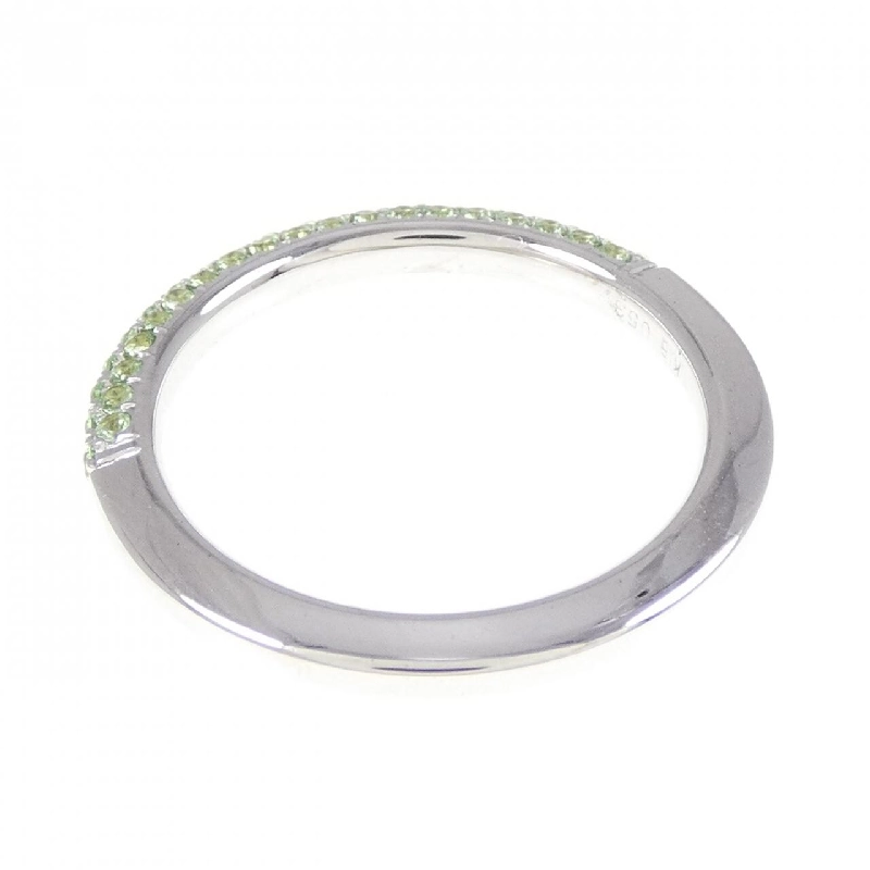 Nhẫn Garnet Xanh K18WG 0.53CT 670788