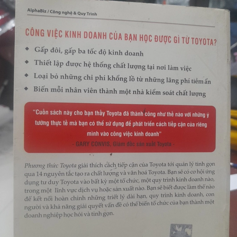Jeffrey K. Liker - PHƯƠNG THỨC TOYOTA, 14 nguyên lý quản trị nổi tiếng 463241