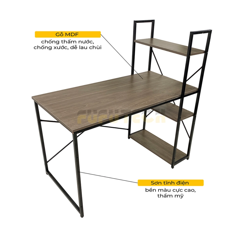 BÀN HỌC/ BÀN LÀM VIỆC THÁO LẮP TÍCH HỢP GIÁ SÁCH* TẶNG QUÀ 0Đ TRONG SHOP 335857