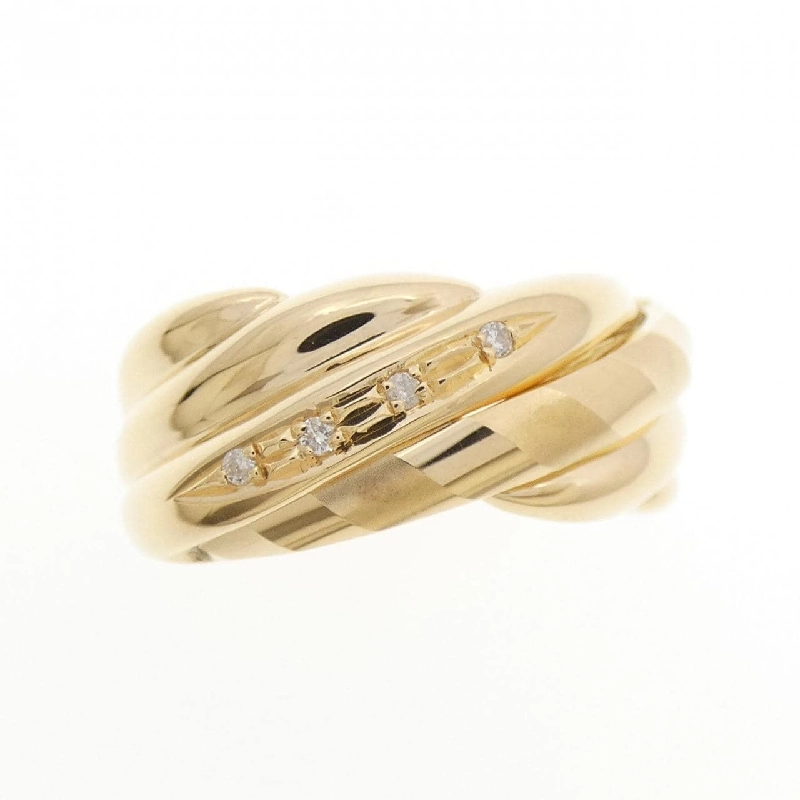 K18YG Nhẫn Kim Cương - Hàng hiệu Chính hãng 849949