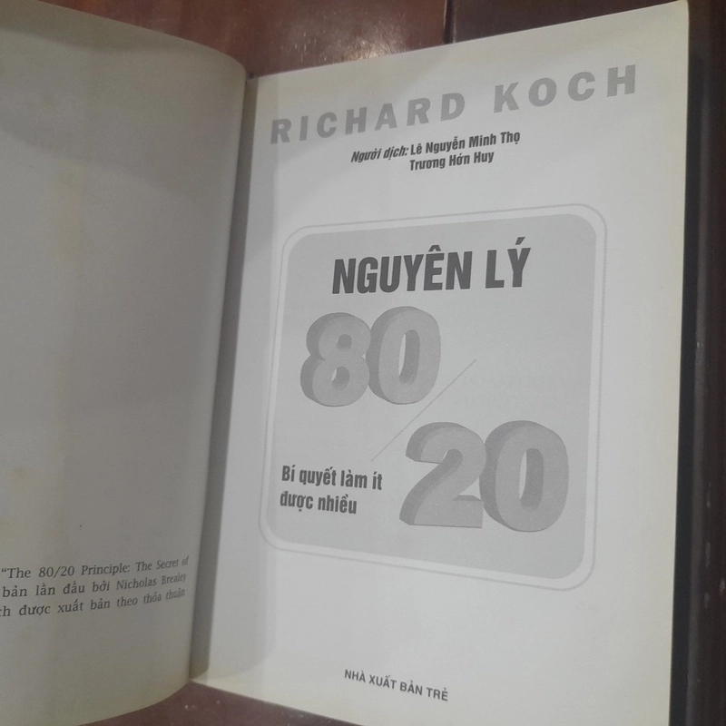 Richard Koch - NGUYÊN LÝ 80/20, bí quyết làm ít được nhiều 550470