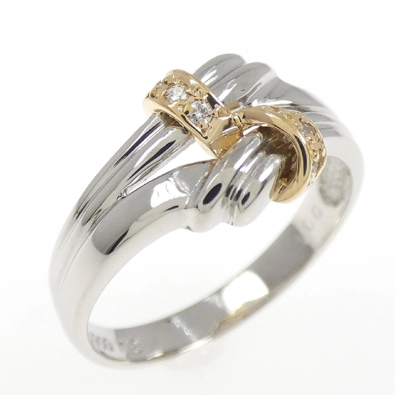 Nhẫn kim cương PT900/K18YG 0.04CT 669375