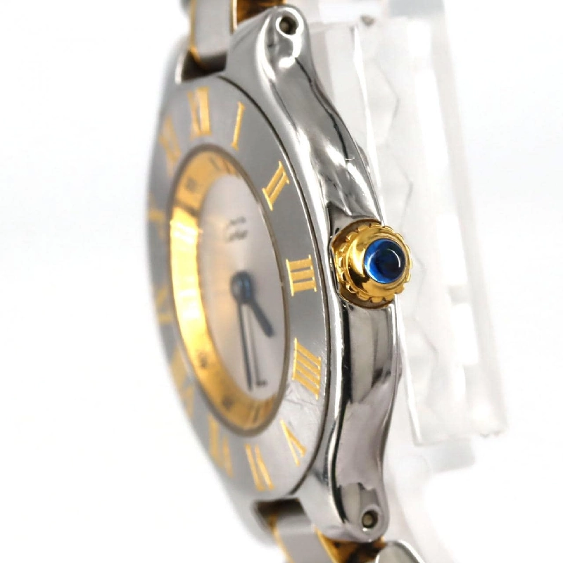 Cartier Must 21SM Combi W10073R6 SSxYG Quartz - Hàng hiệu Authentic 875945