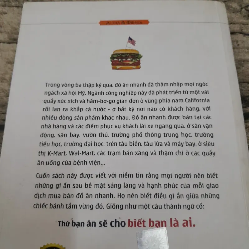 Bí mật Đế chế Đồ Ăn Nhanh. Hào quang và Thực tế trần trụi. T giả Eric Schlosser 746081
