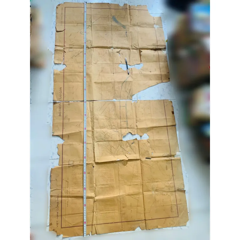 BẢN ĐỒ ĐÔ THÀNH SÀI GÒN - GIA ĐỊNH XƯA ( đóng dấu 1963)  776933