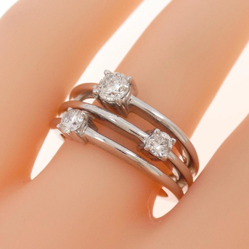 Nhẫn kim cương K18WG 0.50CT 668037