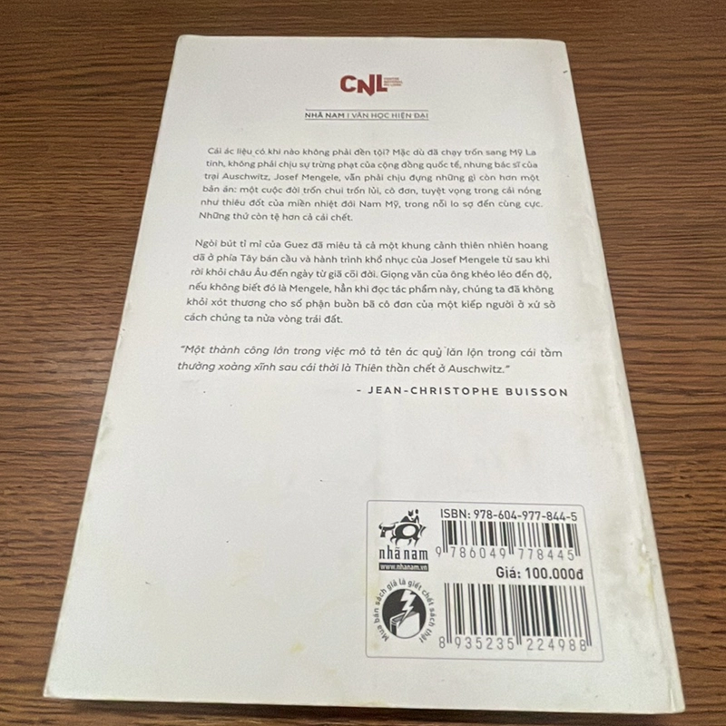 Cuộc trốn chạy của Josef Mengele Olivier Guez 358578