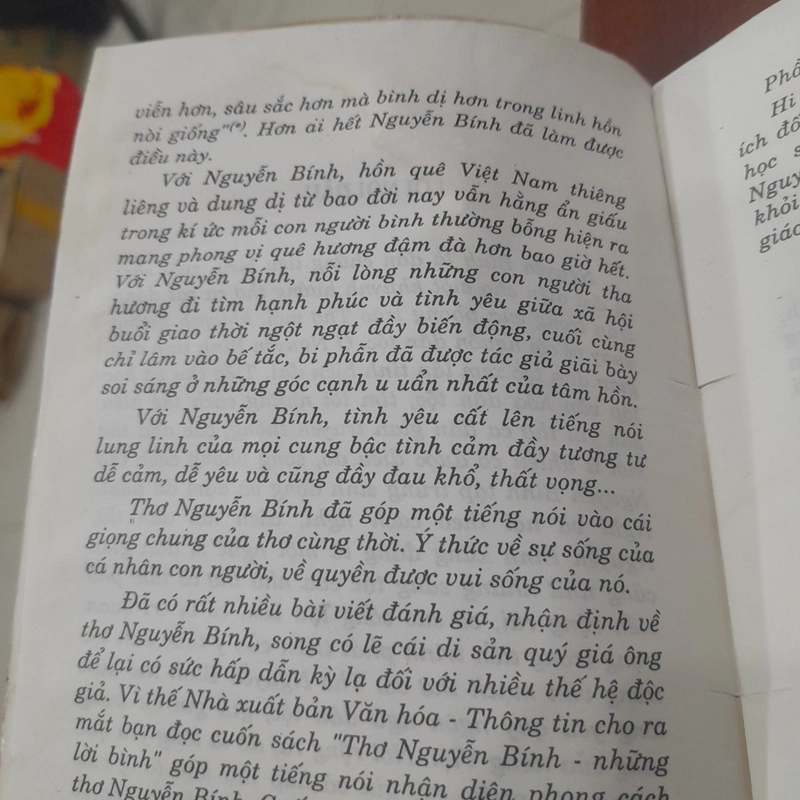 Thơ NGUYỄN BÍNH, Những lời bình 452211