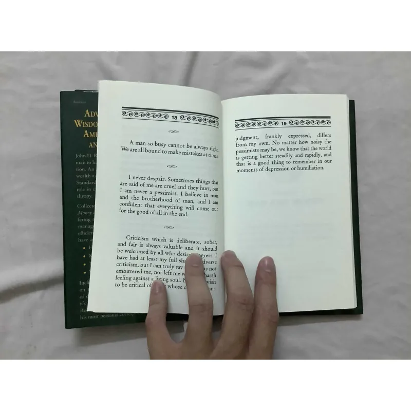 John D. Rockefeller On Making Money (Hard Cover) 697996