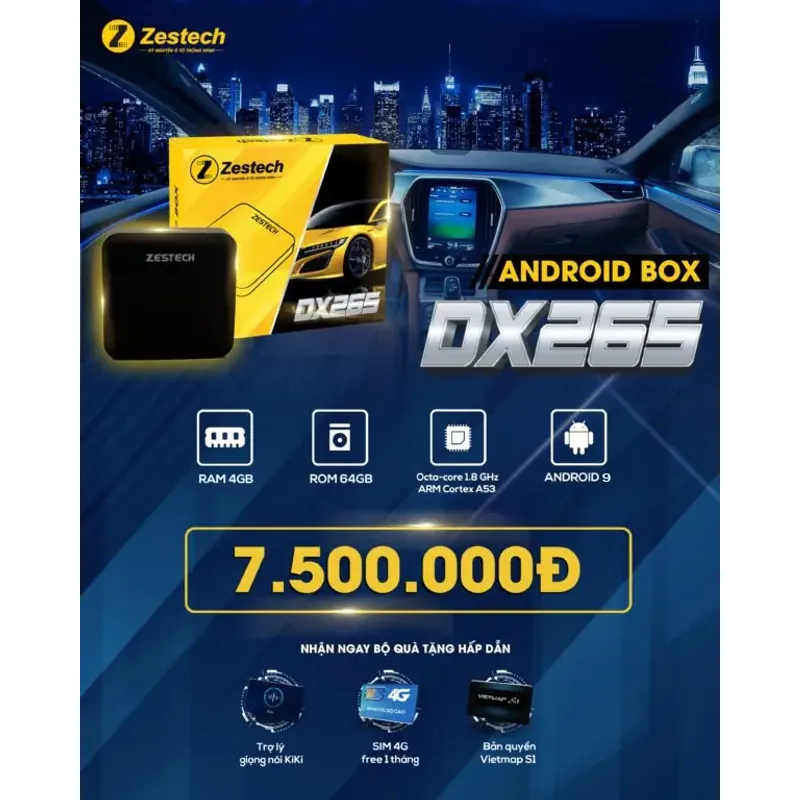 Android box Zestech DX265 (Hàng còn mới) 751512