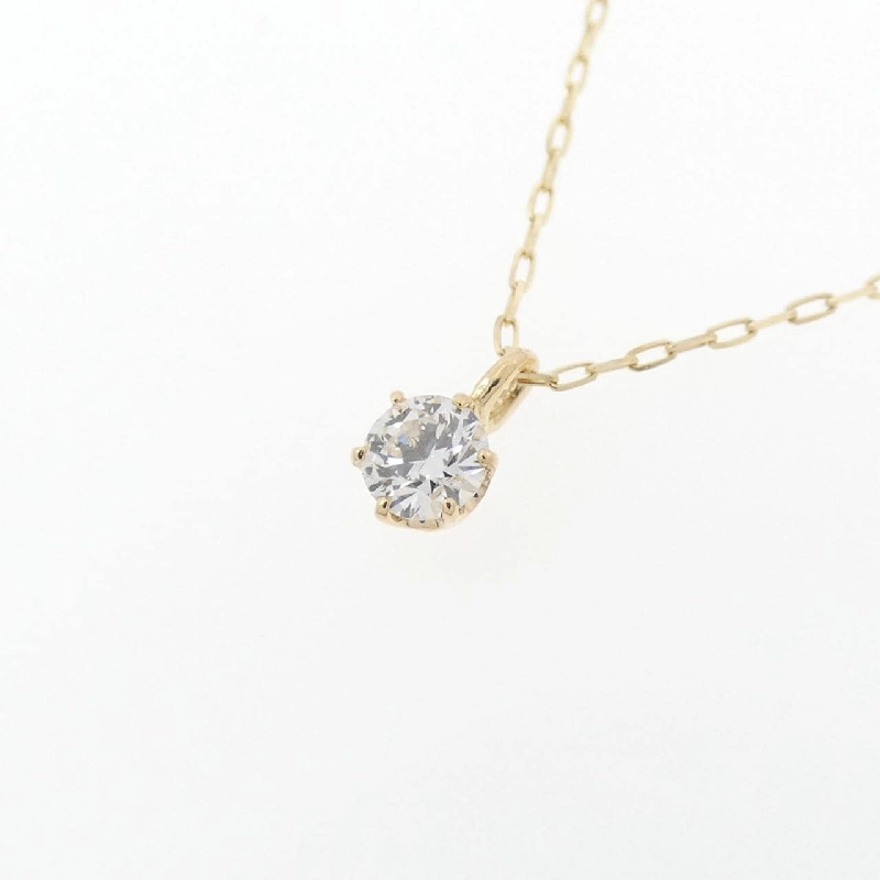 Dây chuyền kim cương K18YG 0.10CT - Hàng hiệu Chính hãng 863797