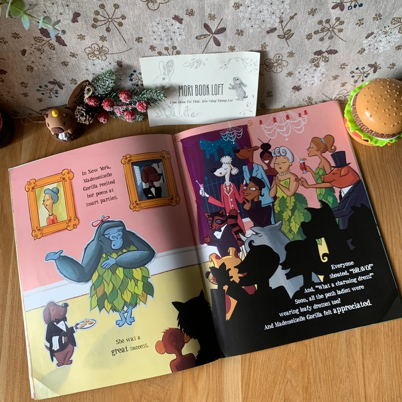 Sách tranh tiếng anh Mademoiselle Gorilla, Used, Picture Book For Kids 459548