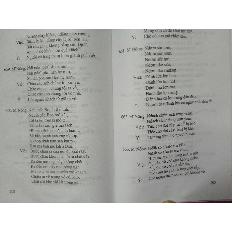 Kho tàng thành ngữ tục ngữ dân gian M'Nông L5 - 2010 - 294 trang VĂN HỌC ANTQ2012-213 921221